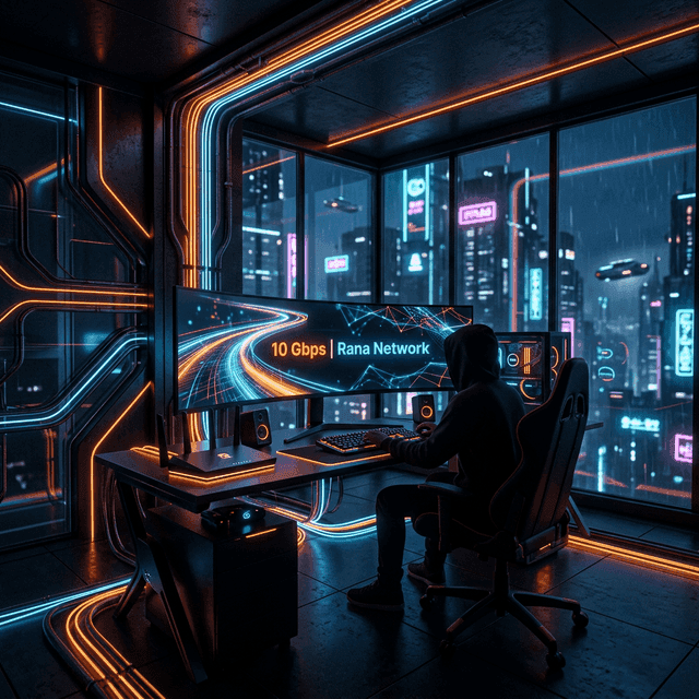 Rana Network fiber internet for gaming and streaming at home